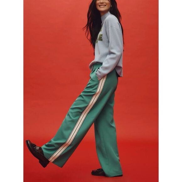 Anthropologie Maeve CARYS Mock Neck Sweater Womens Large Blue Green Oversized - Picture 12 of 13